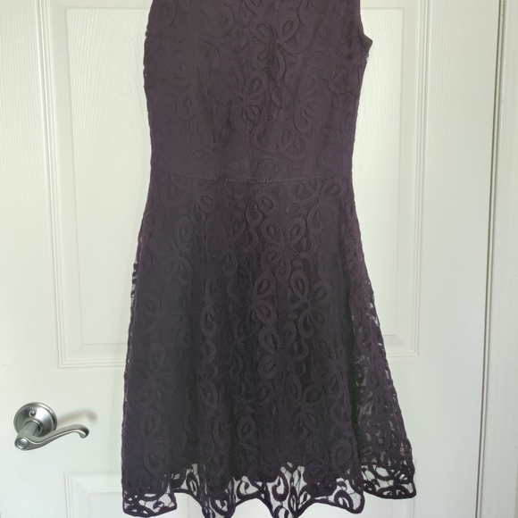 Max Studio - Purple lace dress - Picture 2 of 5